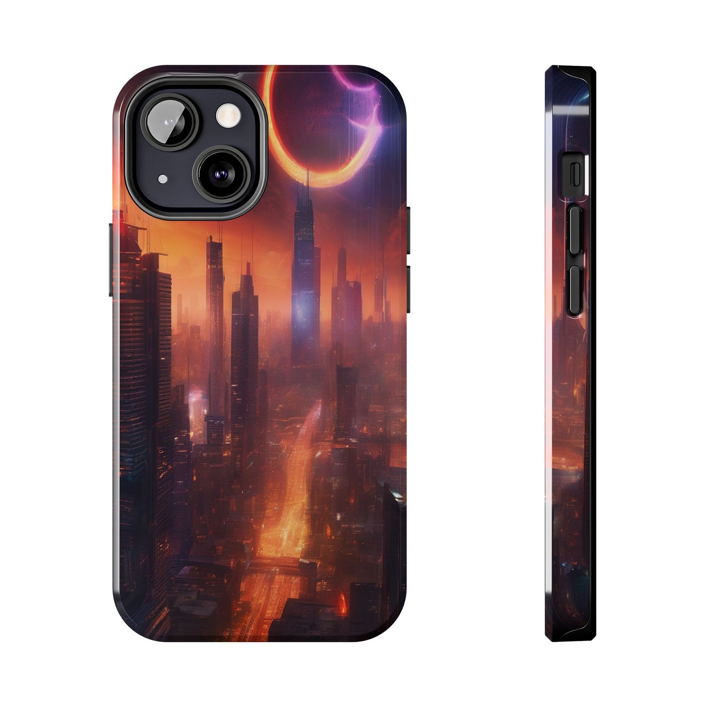 Rugged Phone Case - Impact-Resistant Dual-Layer TPU/PC, Glossy