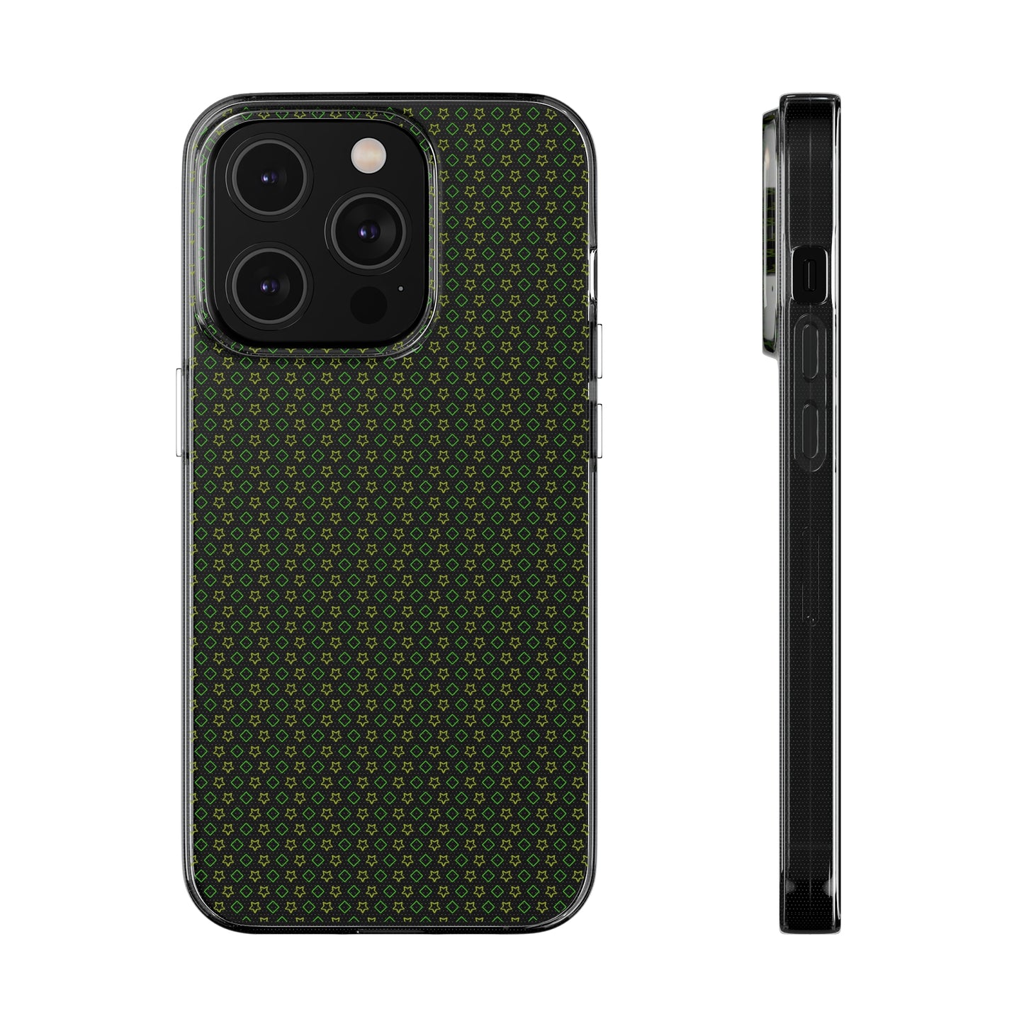 Clear Silicone Phone Case Slim Flexible Open-Port Design