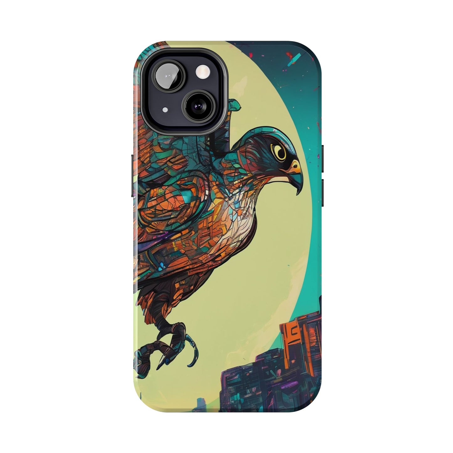Neon Tough Phone Case - Impact-Resistant, Glossy Finish