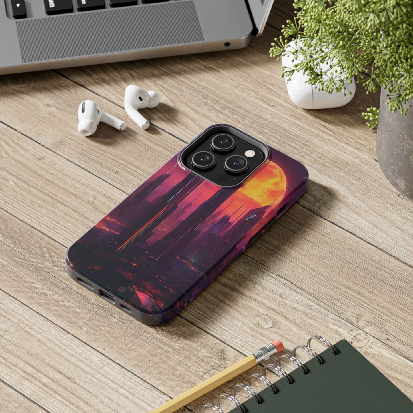 Tough Phone Case: Shockproof 2-Piece TPU/PC Shell