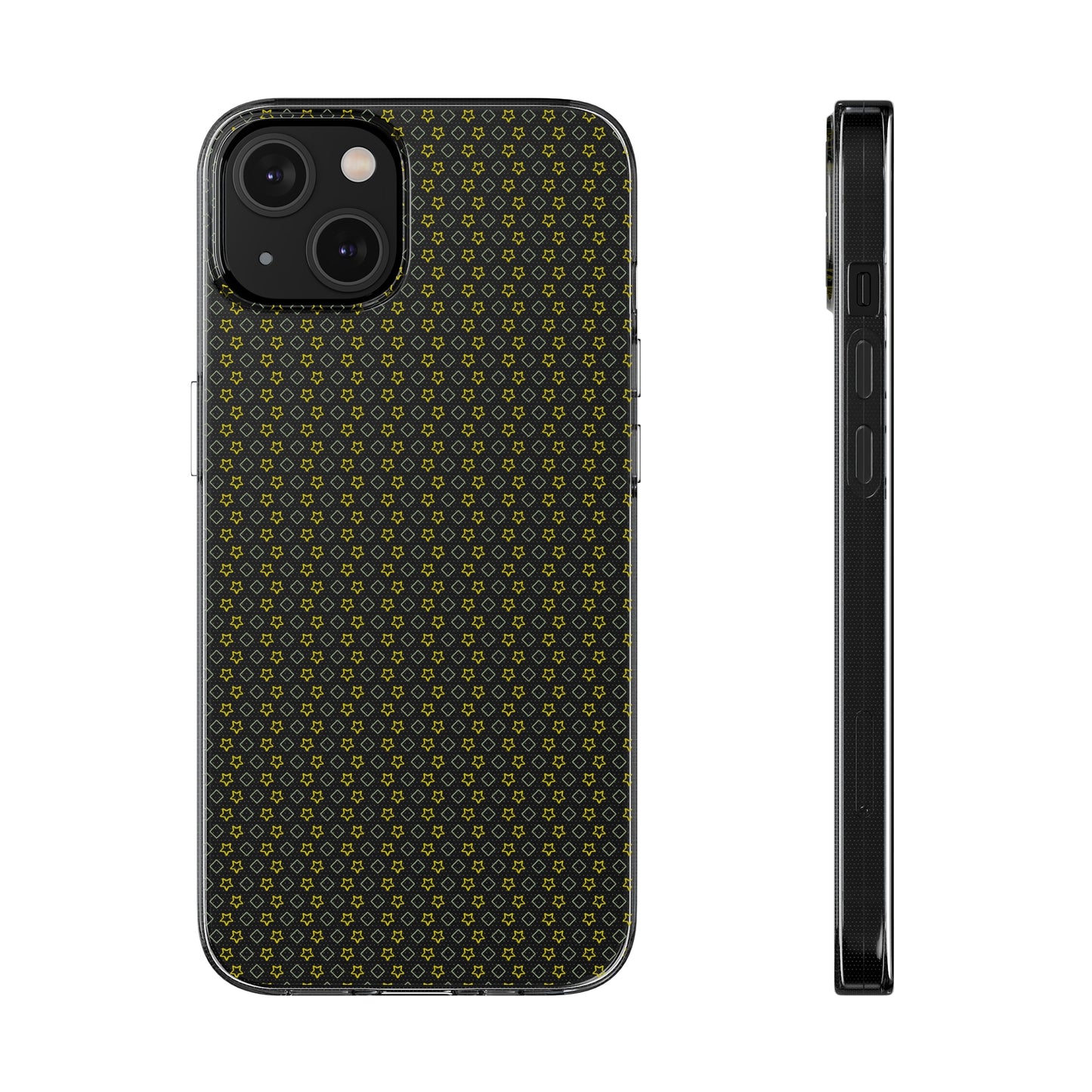 Clear Silicone Phone Case Slim Durable Open-Port Design