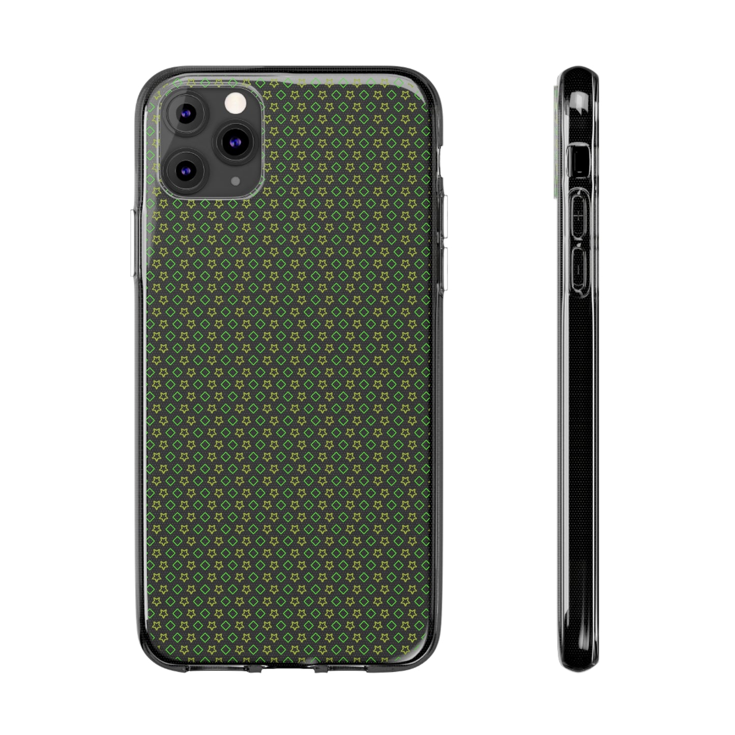 Clear Silicone Phone Case Slim Flexible Open-Port Design