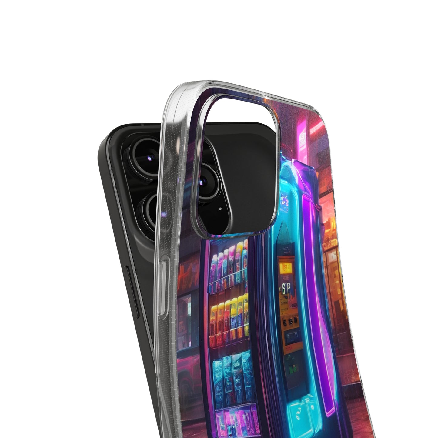 Clear Silicone Phone Case - Slim, Flexible with Open Ports