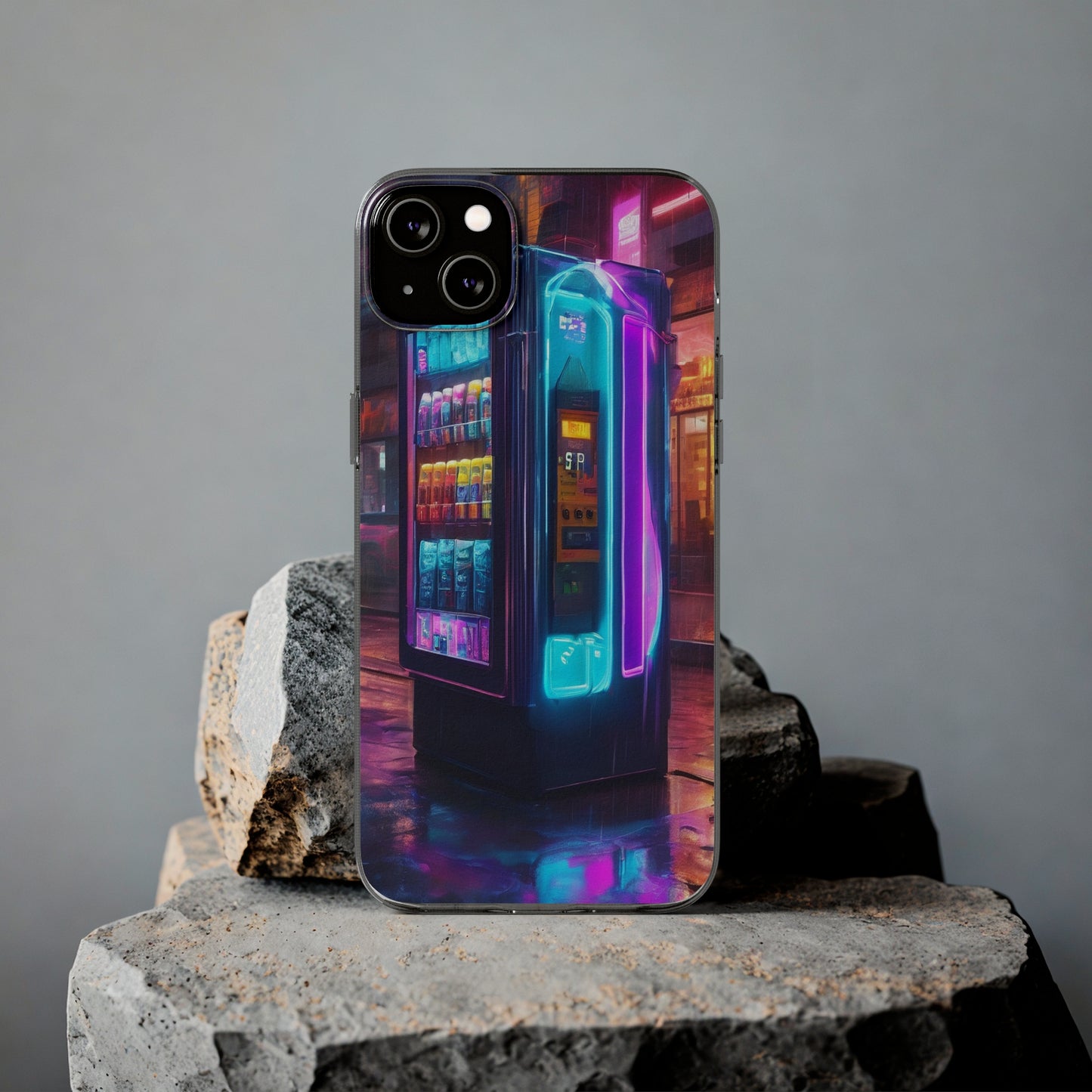 Clear Silicone Phone Case - Slim, Flexible with Open Ports