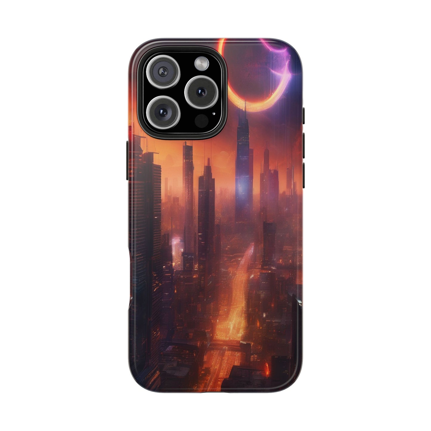 Rugged Phone Case - Impact-Resistant Dual-Layer TPU/PC, Glossy