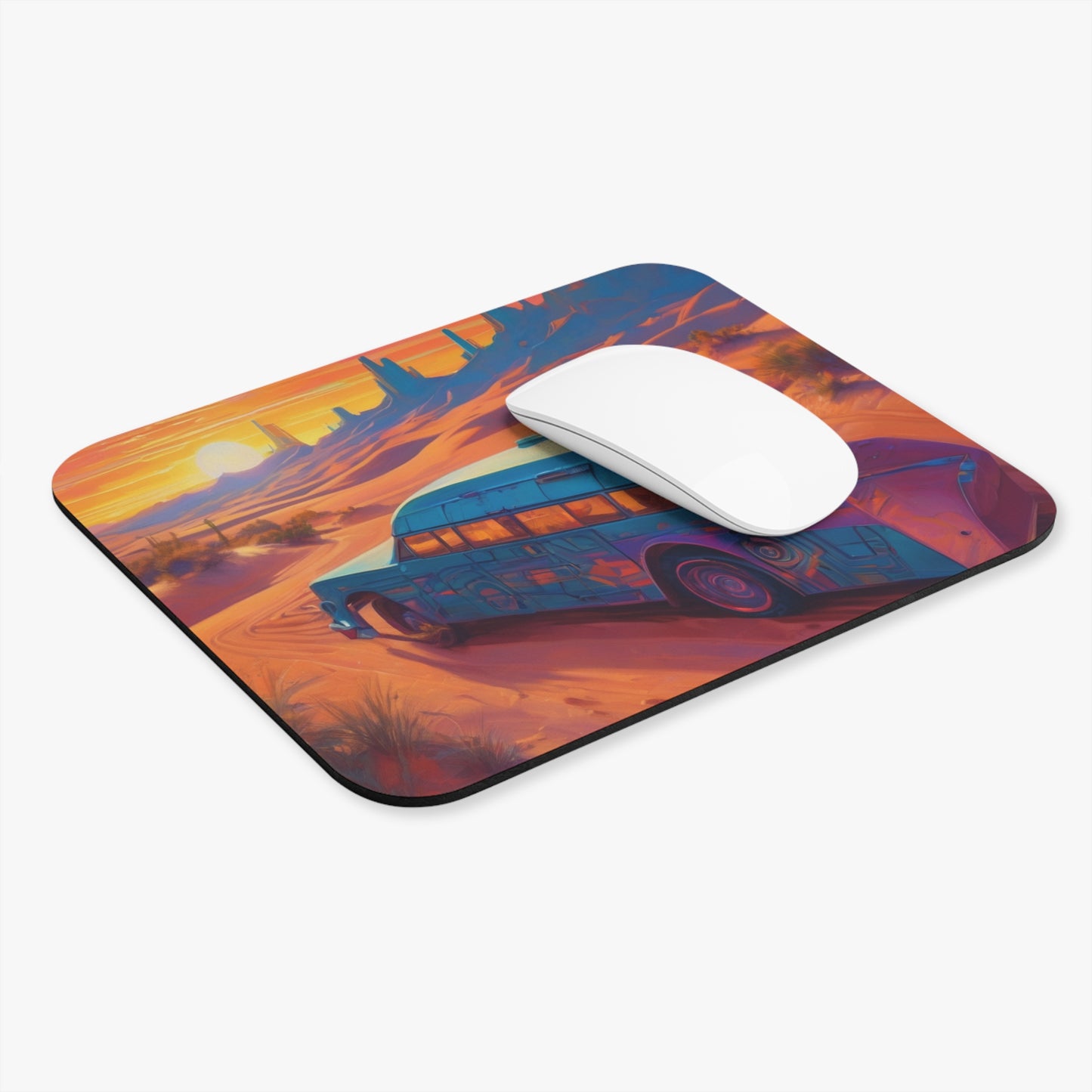Neon Gaming Mouse Pad - Rectangular, 1/16in Thick, Non-Slip