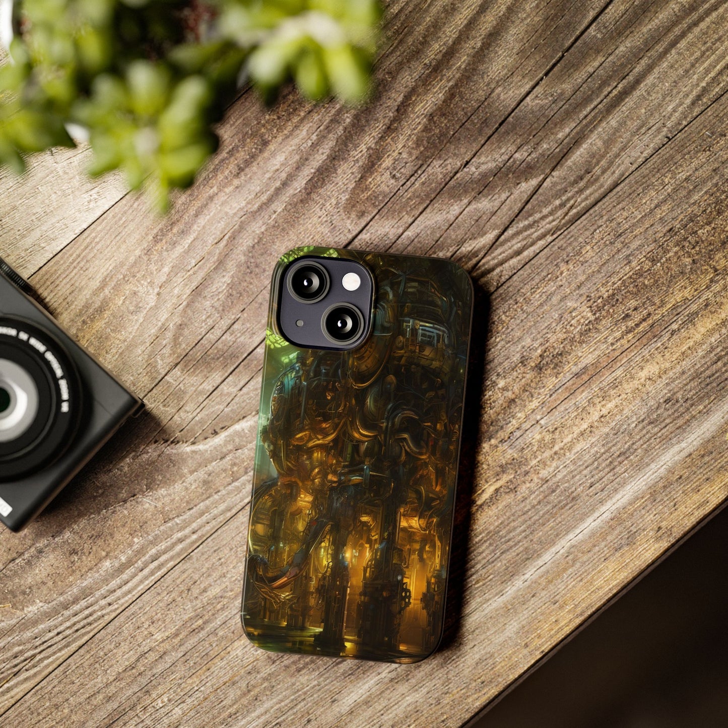 Slim Phone Case for iPhone 16 - Glossy Ultra-Thin Polycarbonate