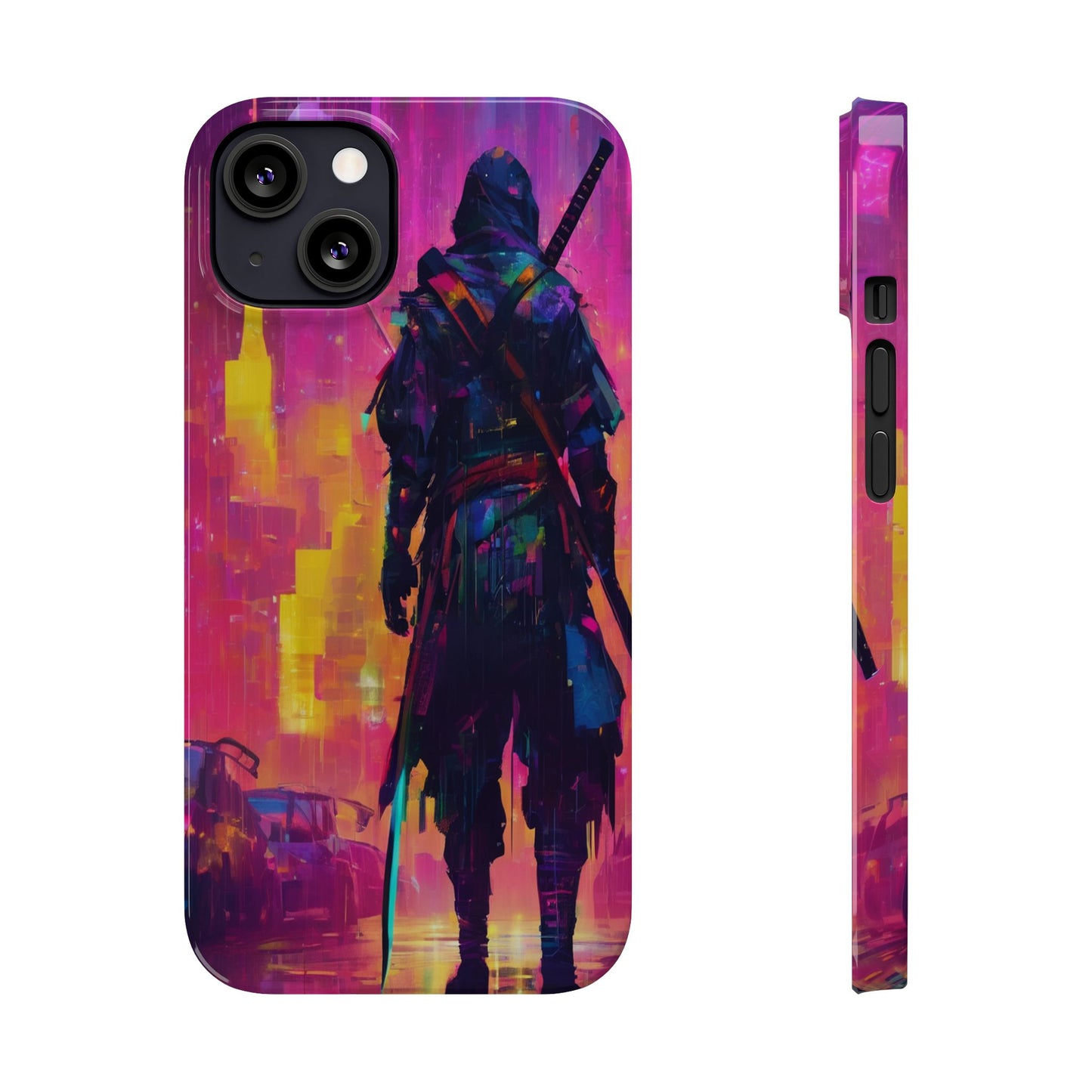 Neon Slim Phone Case for iPhone 16 - Glossy Lexan Finish