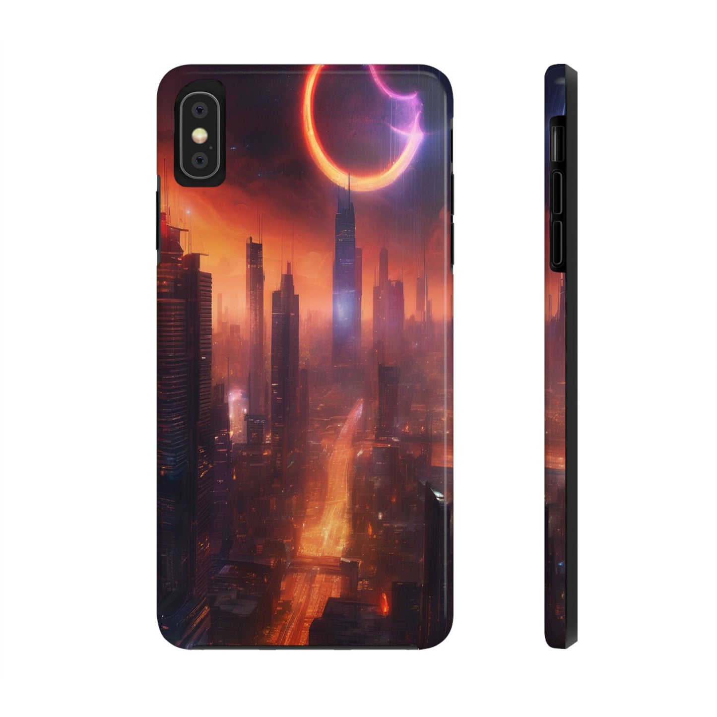Rugged Phone Case - Impact-Resistant Dual-Layer TPU/PC, Glossy