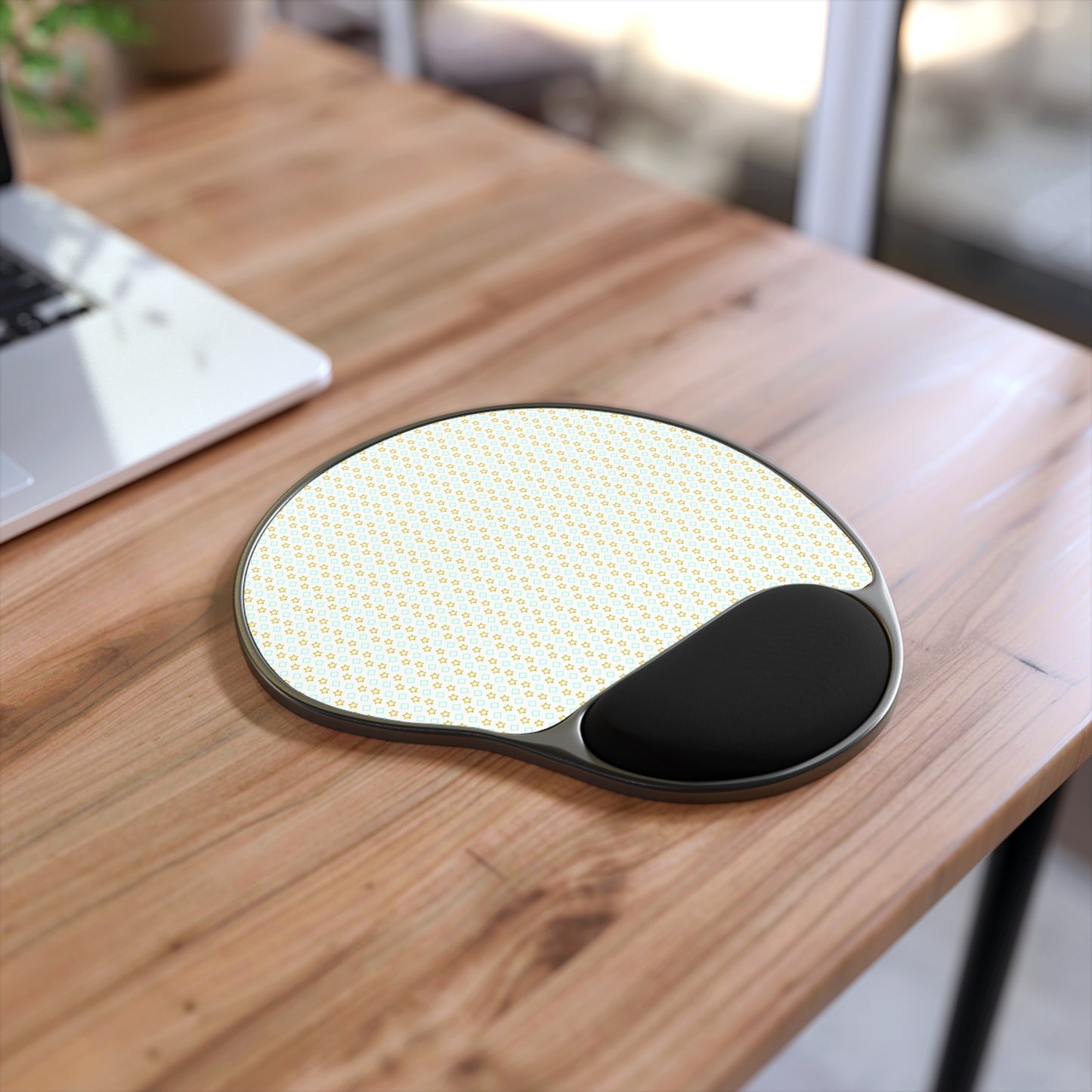 Ergonomic Memory Foam Mouse Pad with Wrist Rest - Foot-Shaped