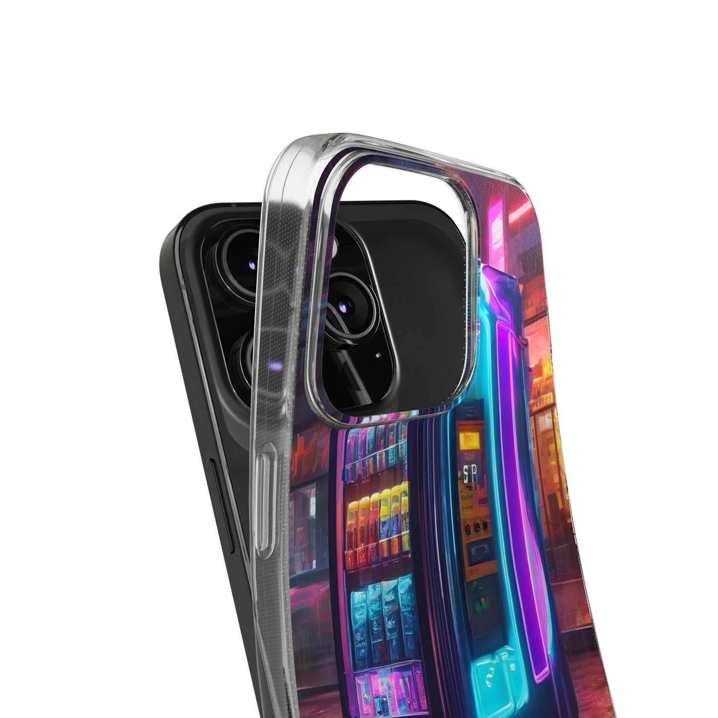 Clear Silicone Phone Case - Slim, Flexible with Open Ports