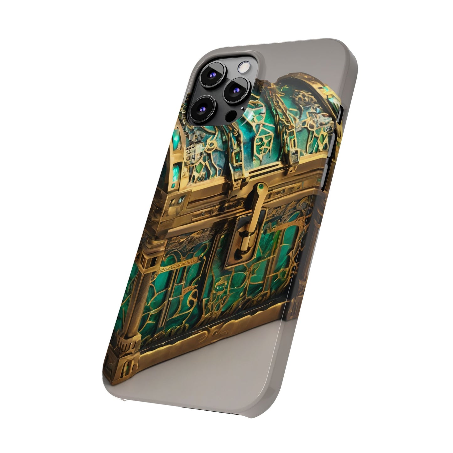 iPhone 16 Slim Phone Case: Glossy Lexan, Ultra-Slim
