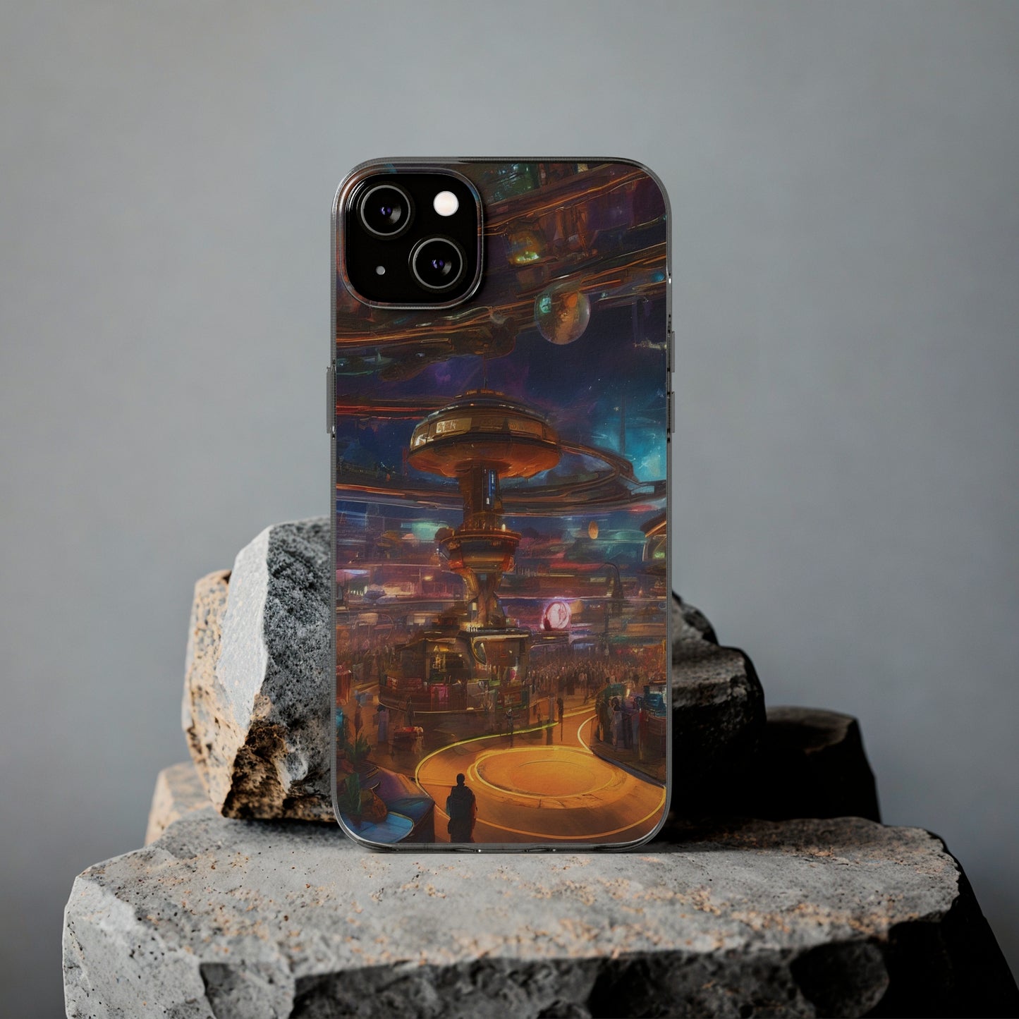 Clear Silicone Phone Case - Slim, Durable, Open-Port Design