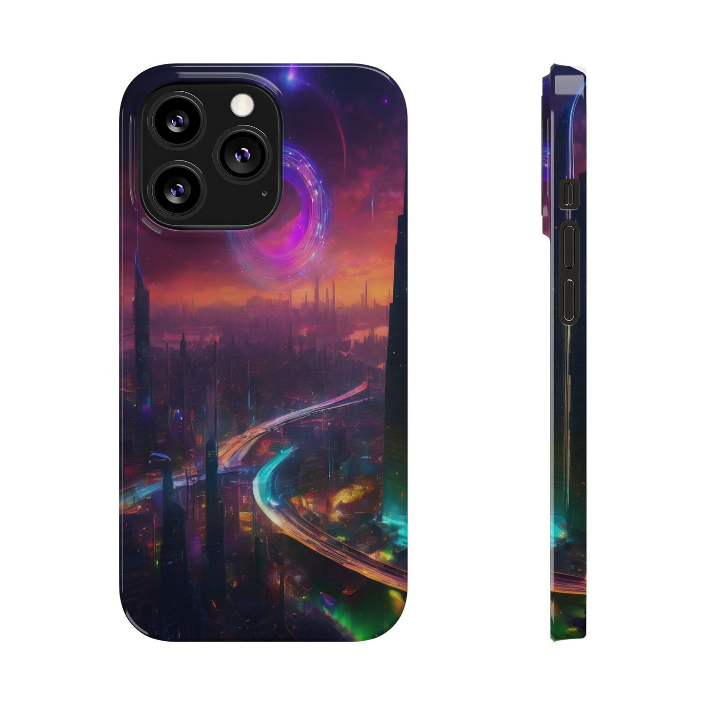 Slim Glossy Phone Case for iPhone 16 – Lexan PC