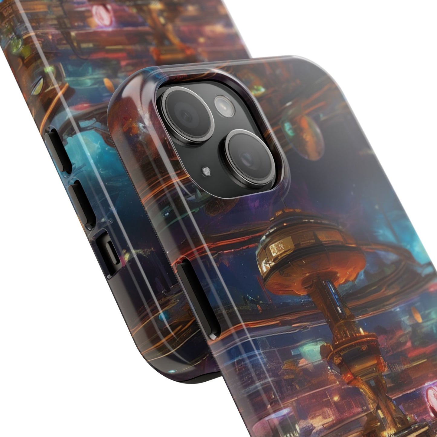 Tough Phone Case - 2-Piece Impact-Resistant Glossy Shield