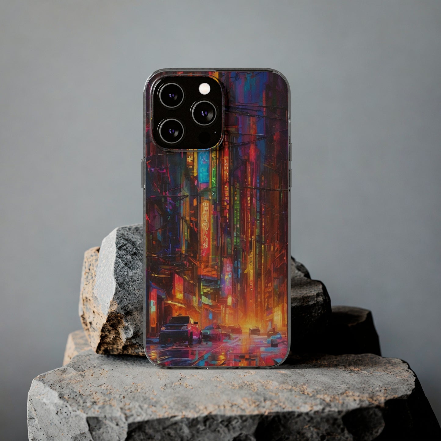 Clear Silicone Phone Case - Slim, Durable, Open-Port Design