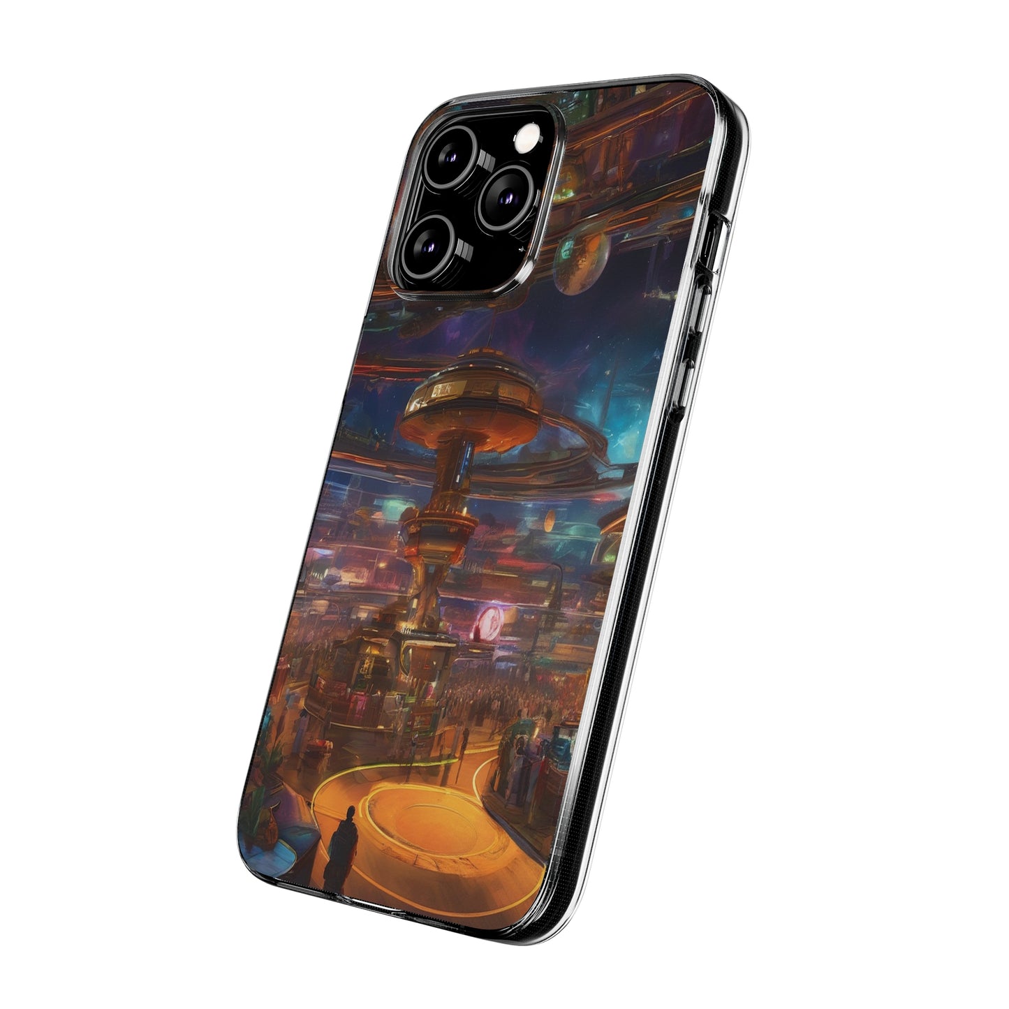 Clear Silicone Phone Case - Slim, Durable, Open-Port Design