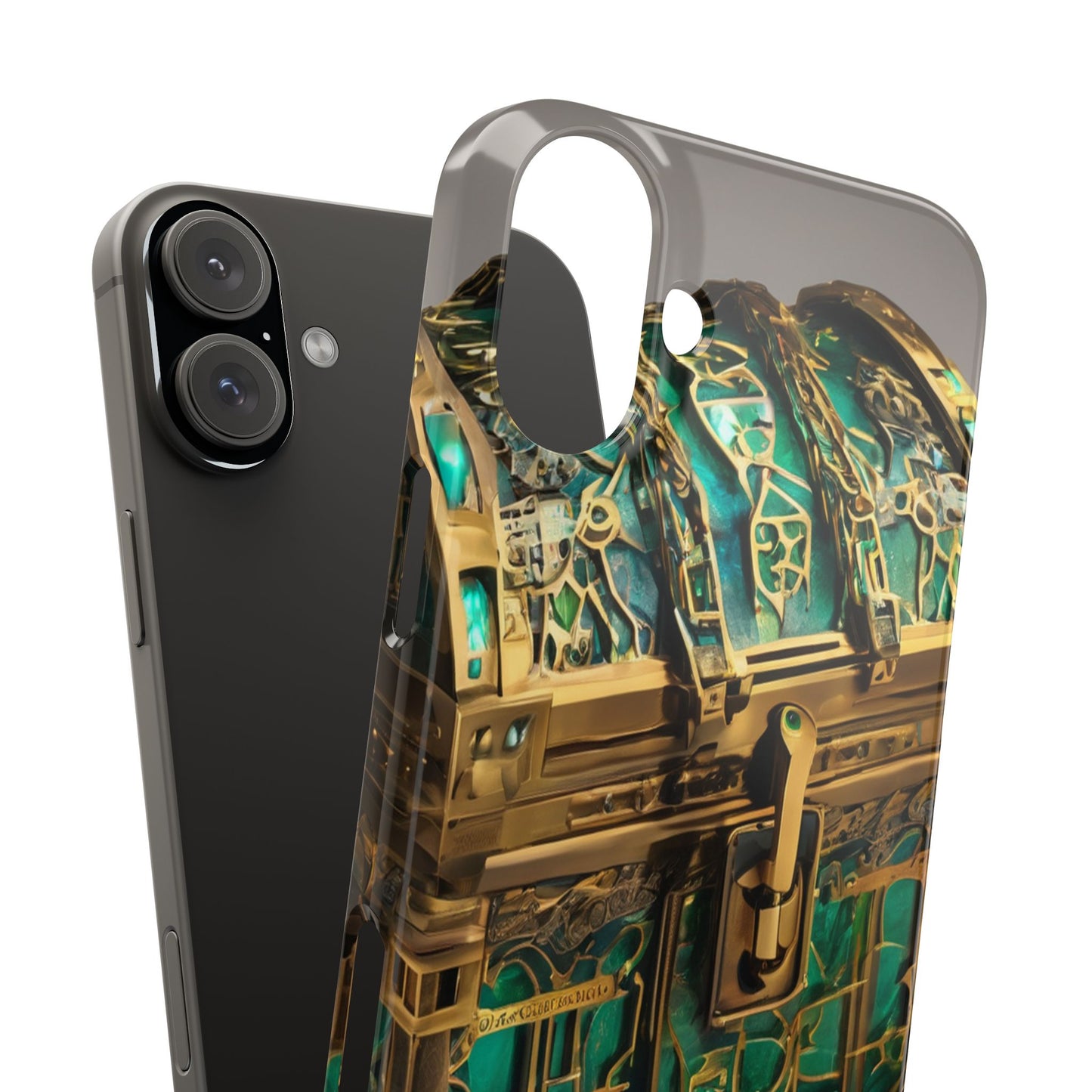 iPhone 16 Slim Phone Case: Glossy Lexan, Ultra-Slim