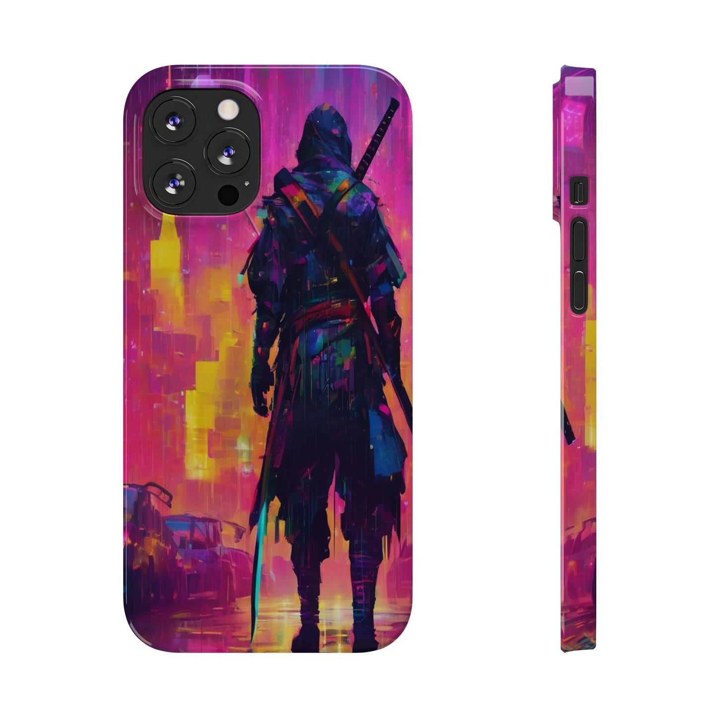 Neon Slim Phone Case for iPhone 16 - Glossy Lexan Finish