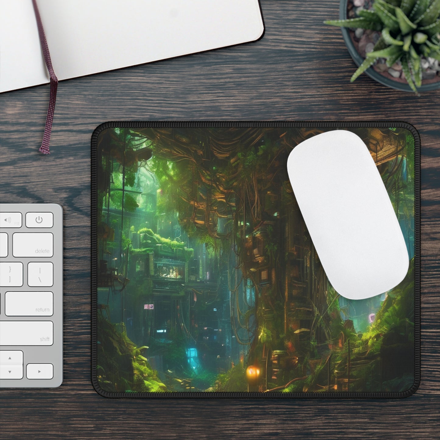 Neon Gaming Mouse Pad - 9x7 Neoprene