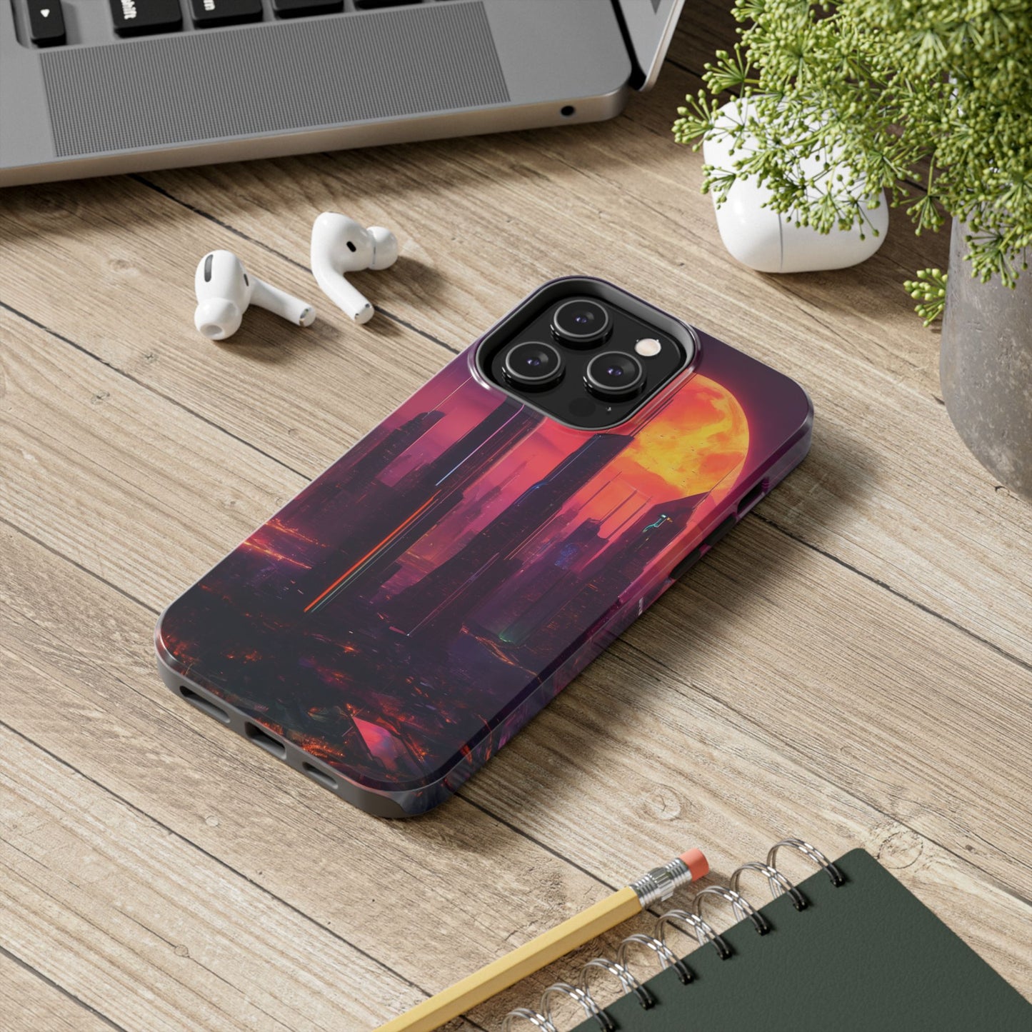 Tough Phone Case: Shockproof 2-Piece TPU/PC Shell