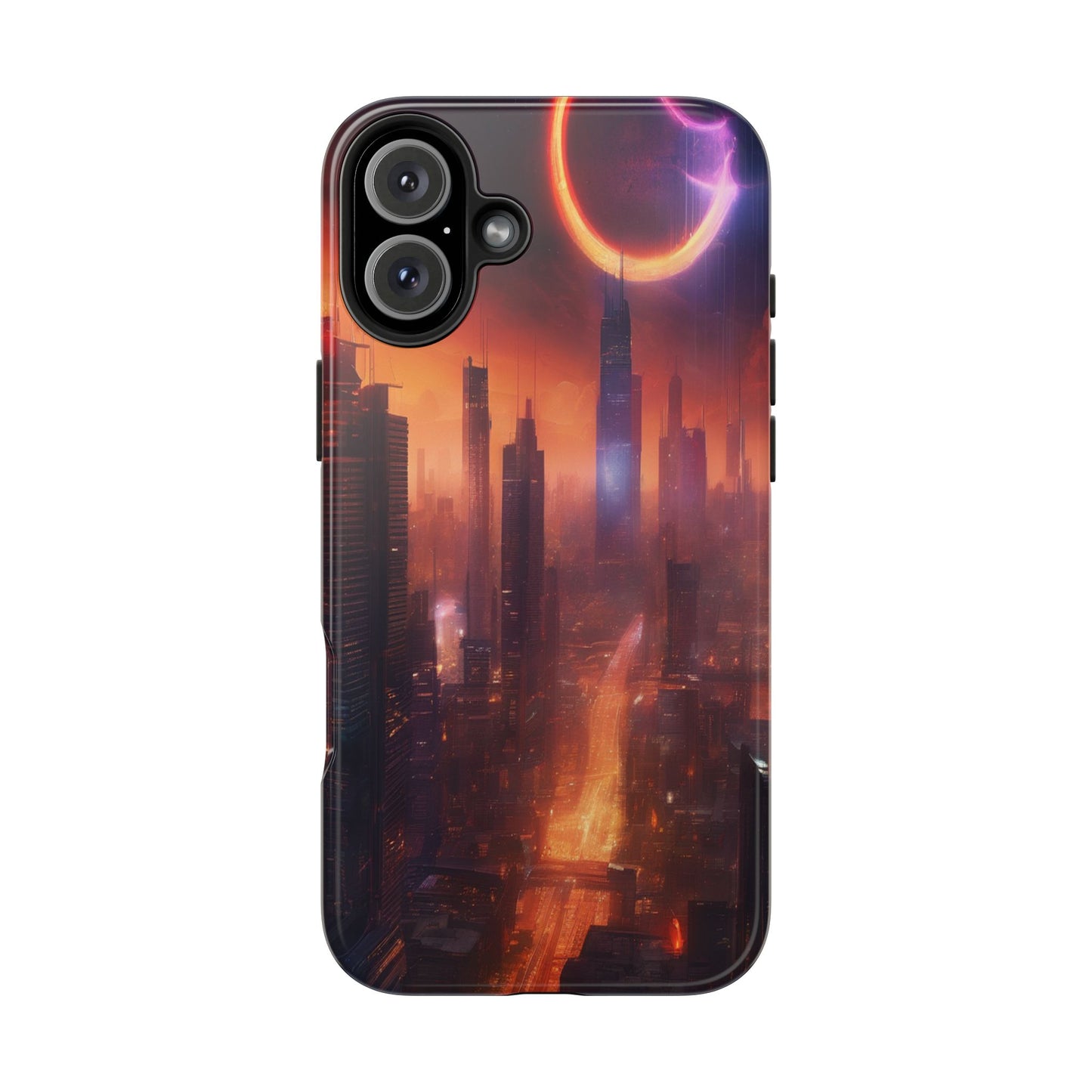 Rugged Phone Case - Impact-Resistant Dual-Layer TPU/PC, Glossy