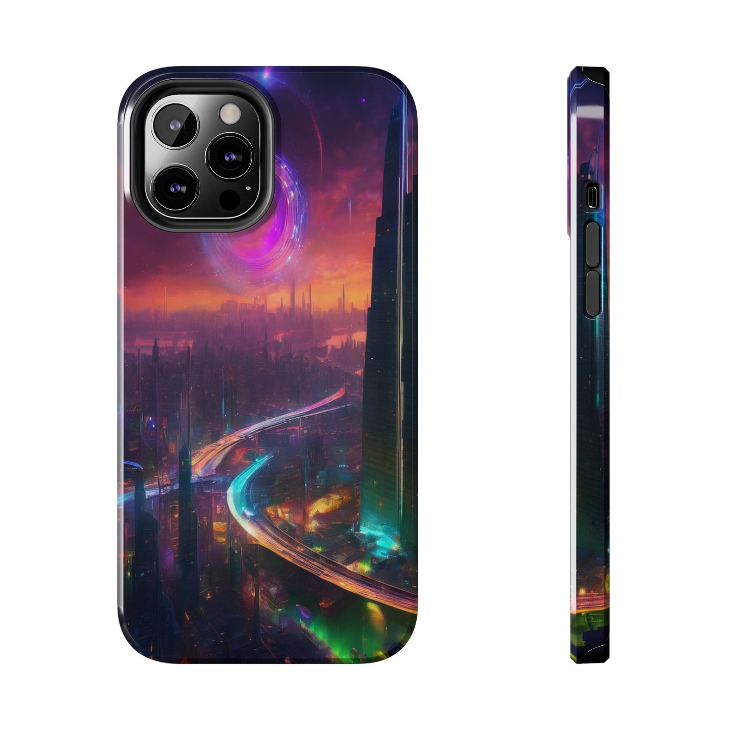 Tough Phone Case – Shockproof TPU/Polycarbonate for iPhone & Samsung