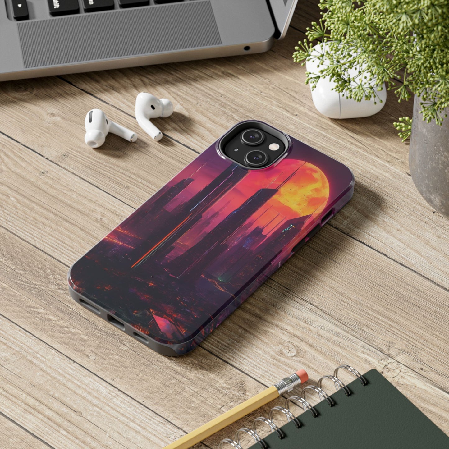 Tough Phone Case: Shockproof 2-Piece TPU/PC Shell