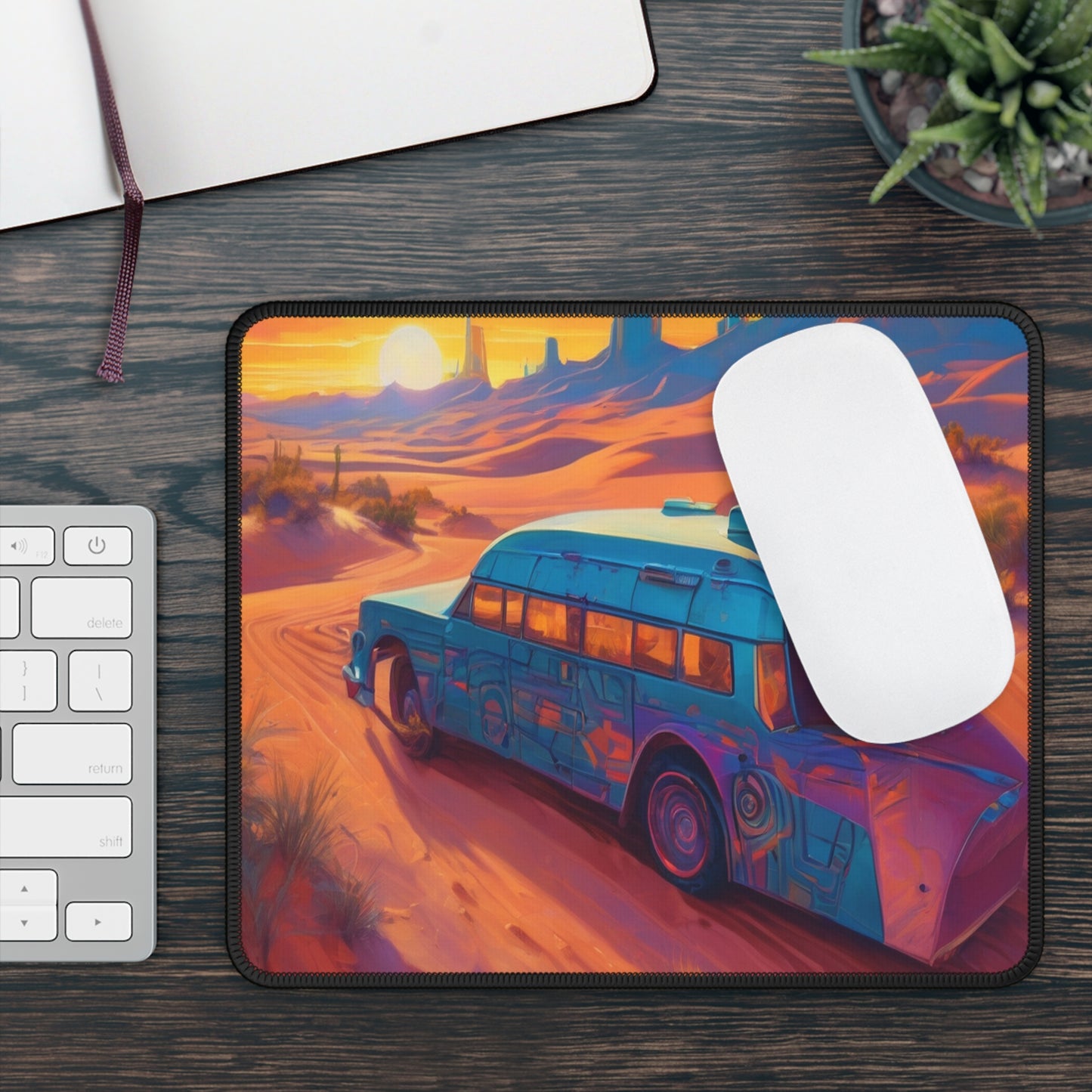Gaming Mouse Pad – Custom 9x7 Neoprene with Stitched Edges