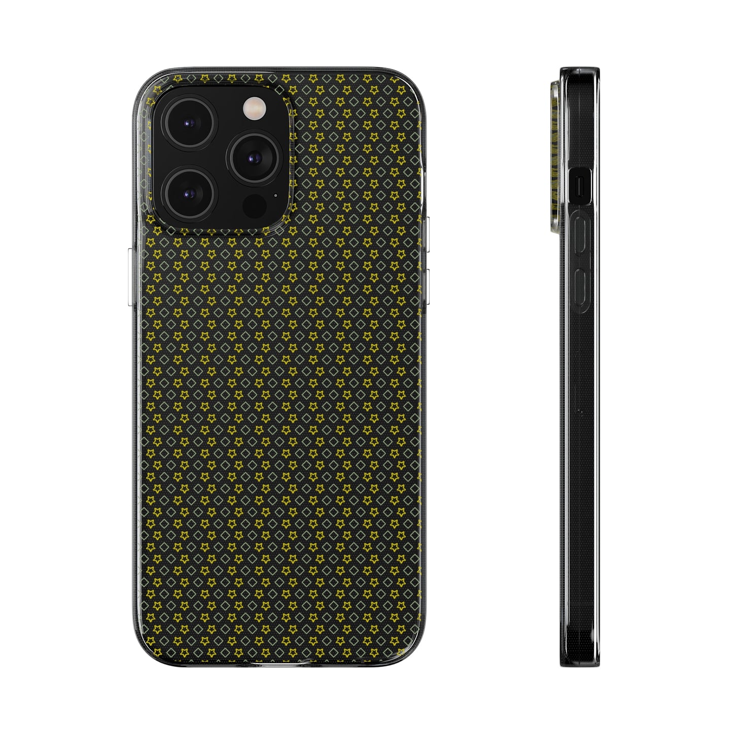 Clear Silicone Phone Case Slim Durable Open-Port Design