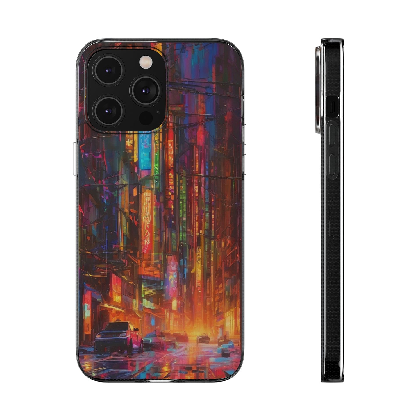 Clear Silicone Phone Case - Slim, Durable, Open-Port Design