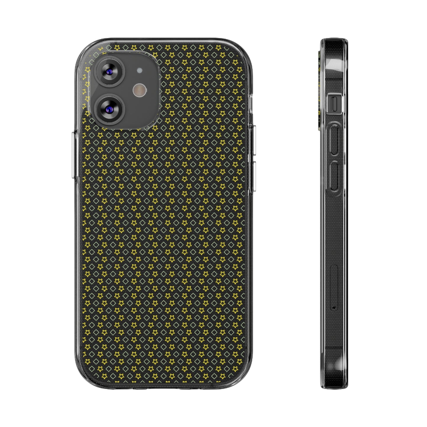 Clear Silicone Phone Case Slim Durable Open-Port Design