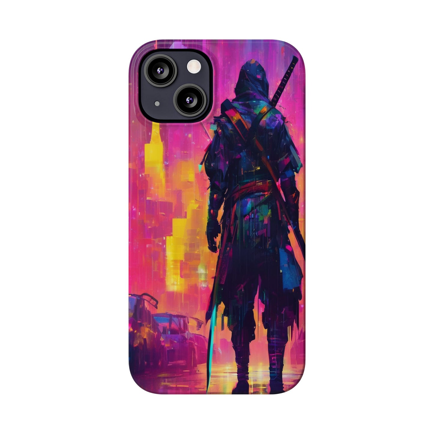Neon Slim Phone Case for iPhone 16 - Glossy Lexan Finish