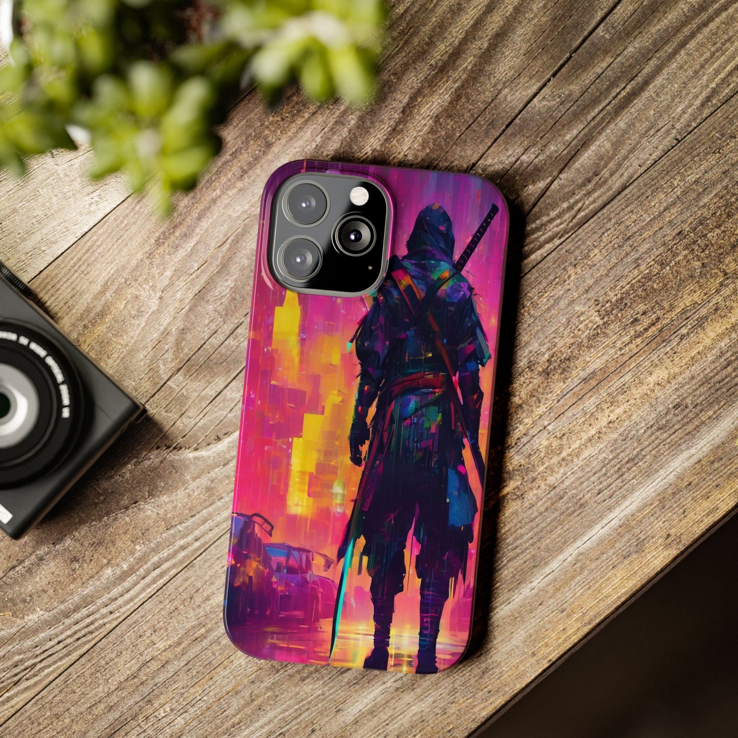 Neon Slim Phone Case for iPhone 16 - Glossy Lexan Finish