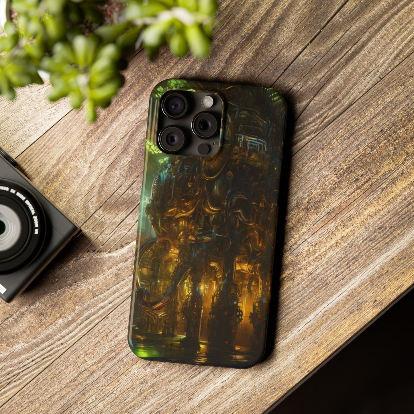 Slim Phone Case for iPhone 16 - Glossy Ultra-Thin Polycarbonate