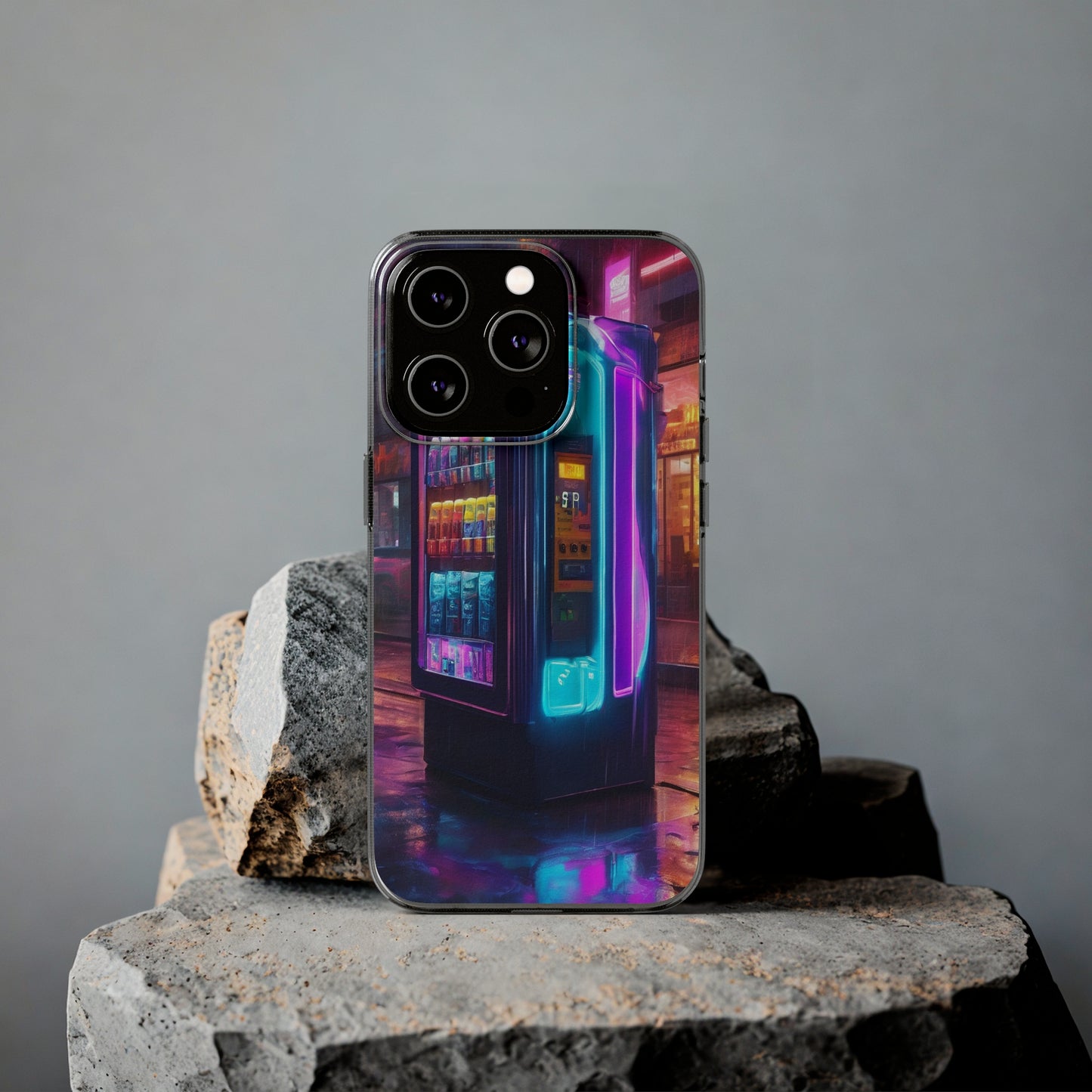 Clear Silicone Phone Case - Slim, Flexible with Open Ports