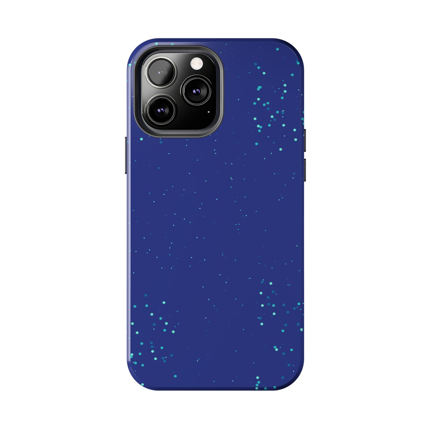 Blue Abstract Dot Pattern Tough Phone Cases, Case-Mate