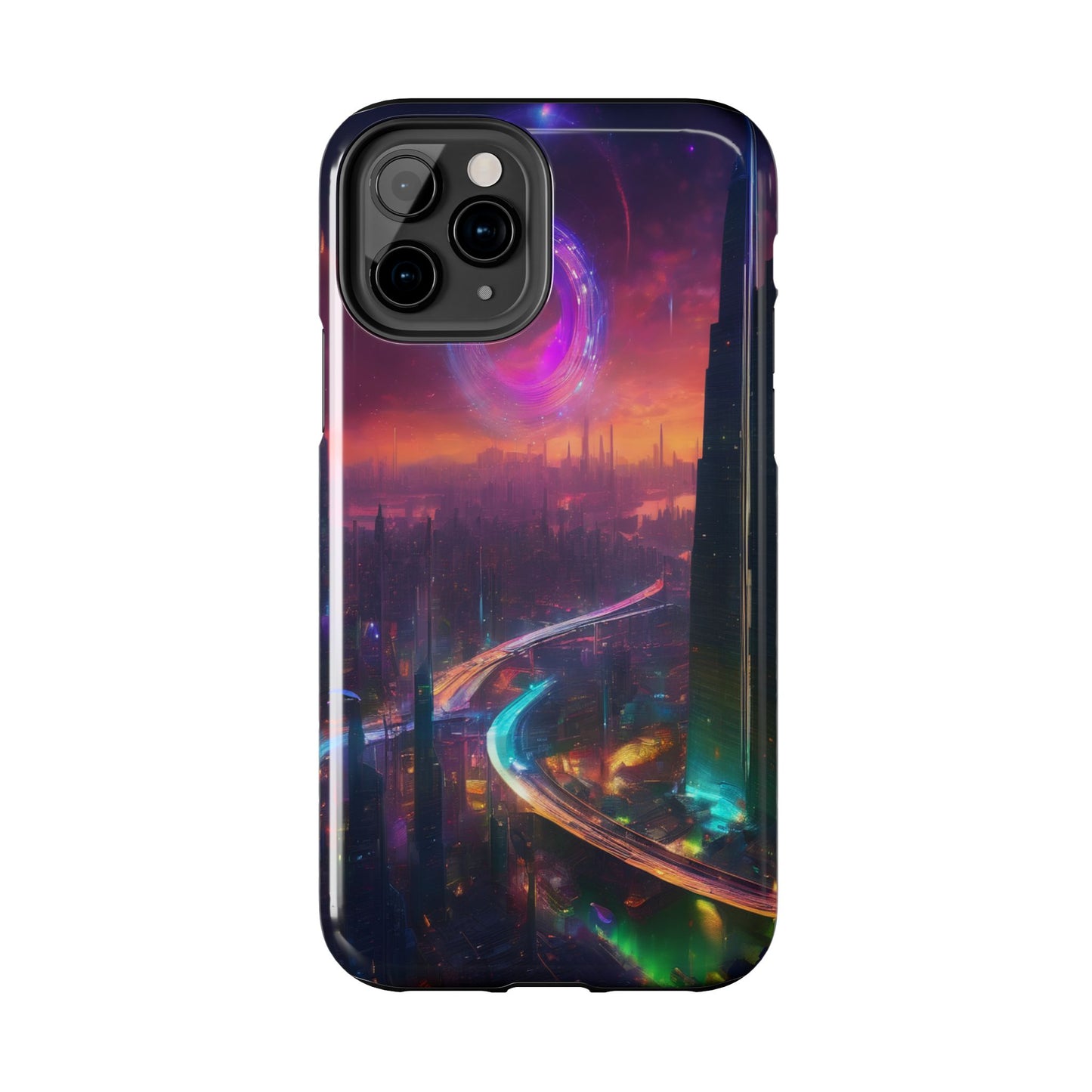 Tough Phone Case – Shockproof TPU/Polycarbonate for iPhone & Samsung
