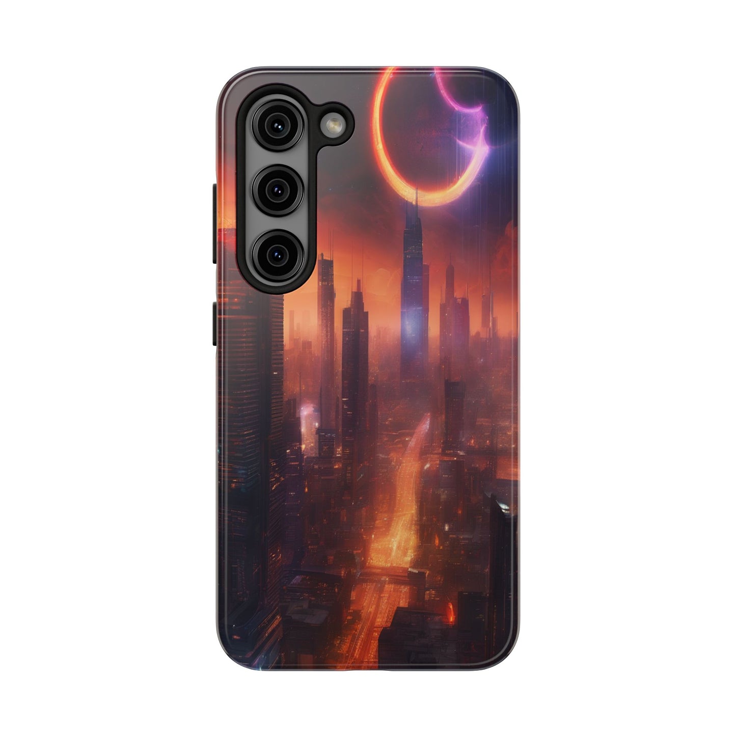 Rugged Phone Case - Impact-Resistant Dual-Layer TPU/PC, Glossy