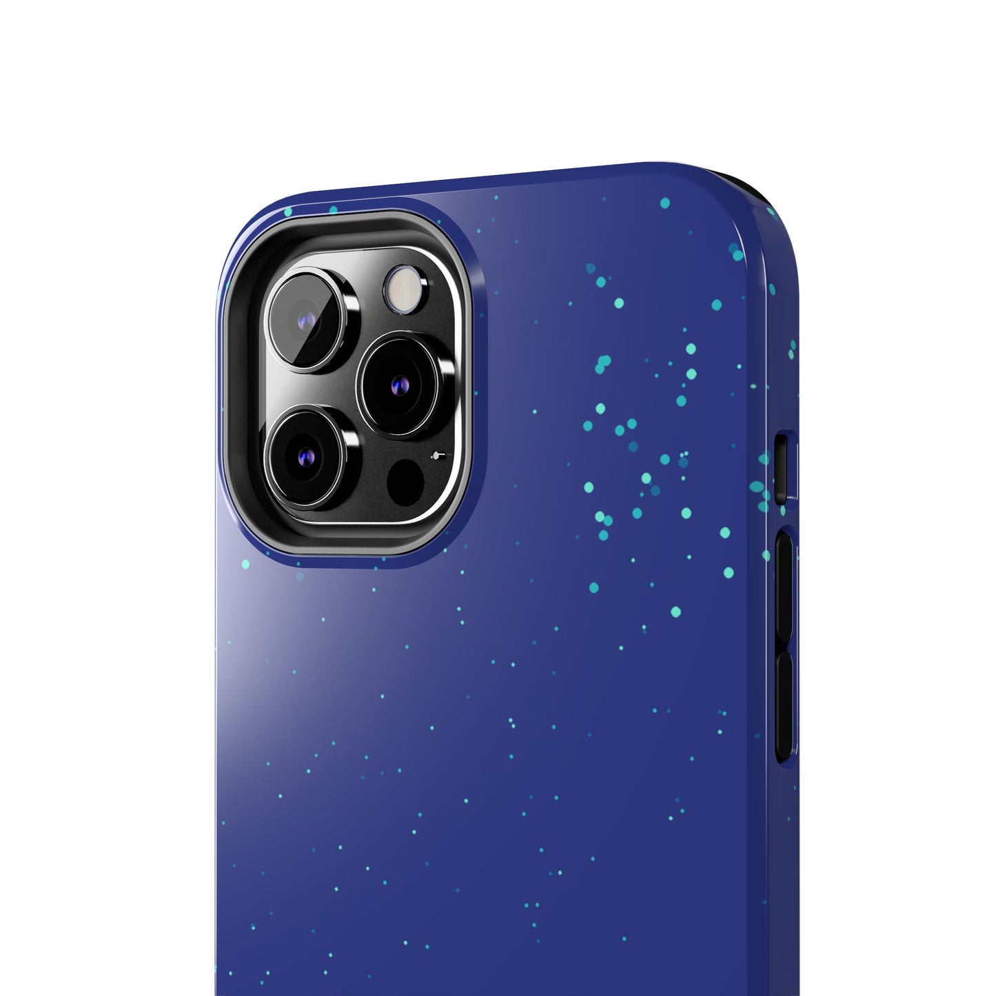 Blue Abstract Dot Pattern Tough Phone Cases, Case-Mate
