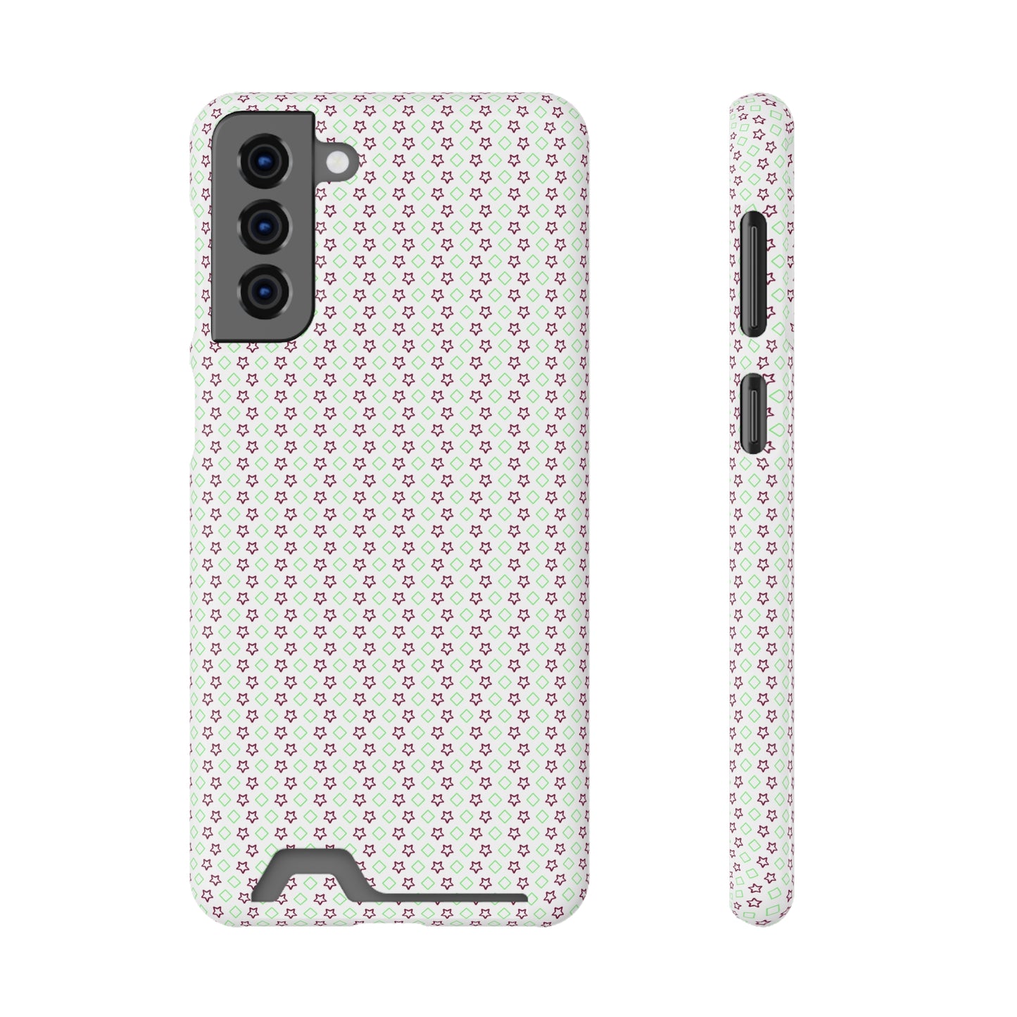 Neon Card-Holder Phone Case - Glossy/Matte Finish