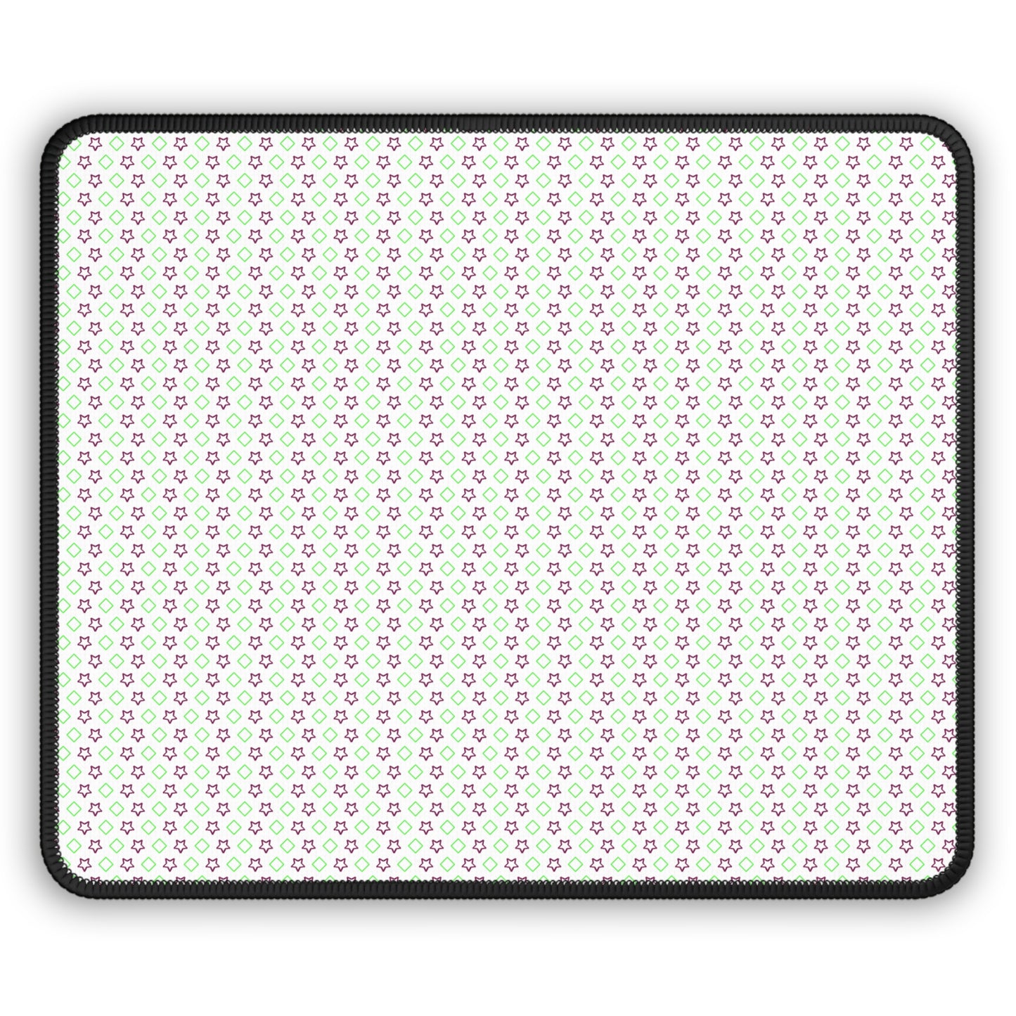 Neon Gaming Mouse Pad - Custom 9x7 Neoprene with Stitched Edges