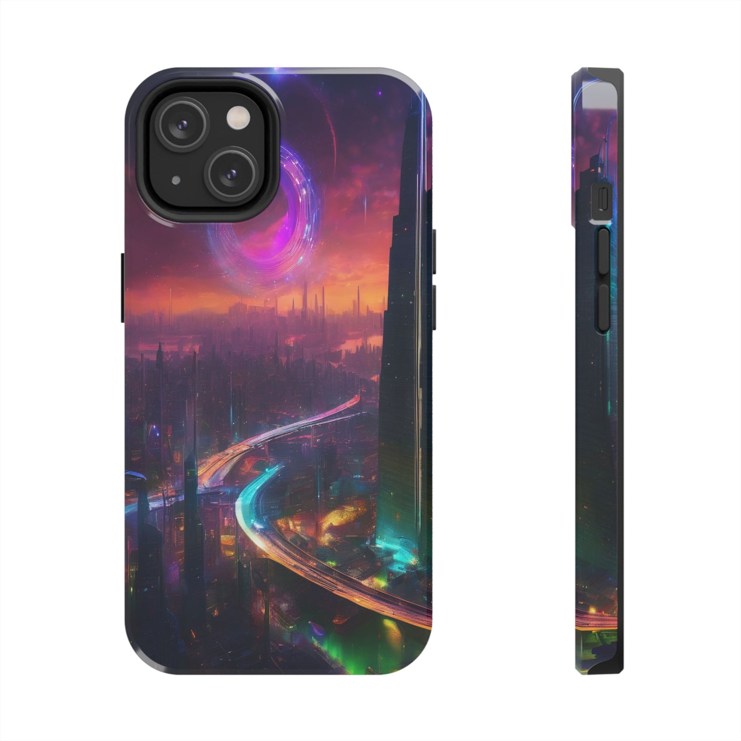 Tough Phone Case – Shockproof TPU/Polycarbonate for iPhone & Samsung
