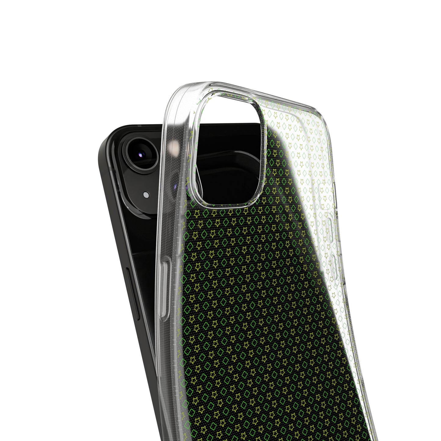 Clear Silicone Phone Case Slim Flexible Open-Port Design