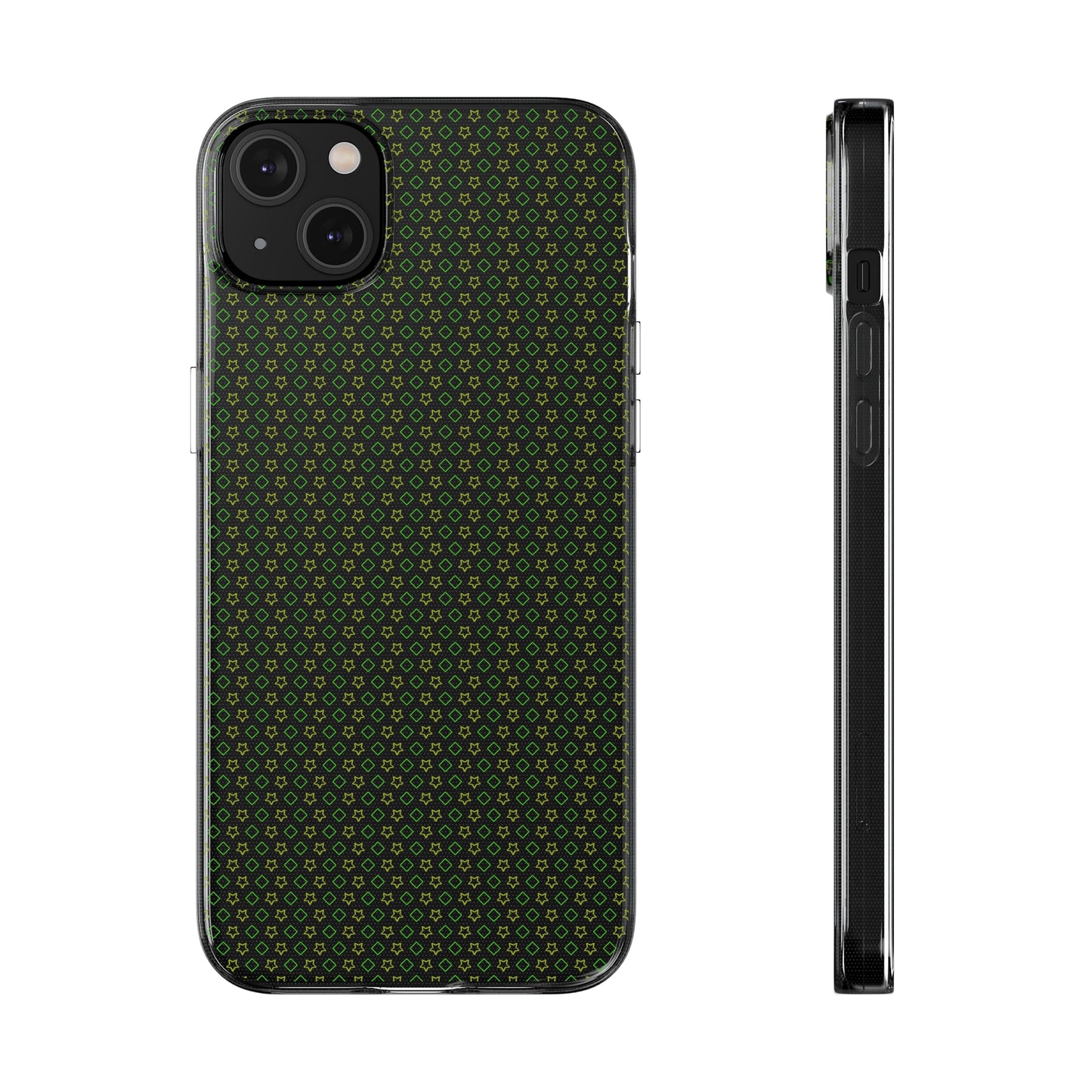 Clear Silicone Phone Case Slim Flexible Open-Port Design