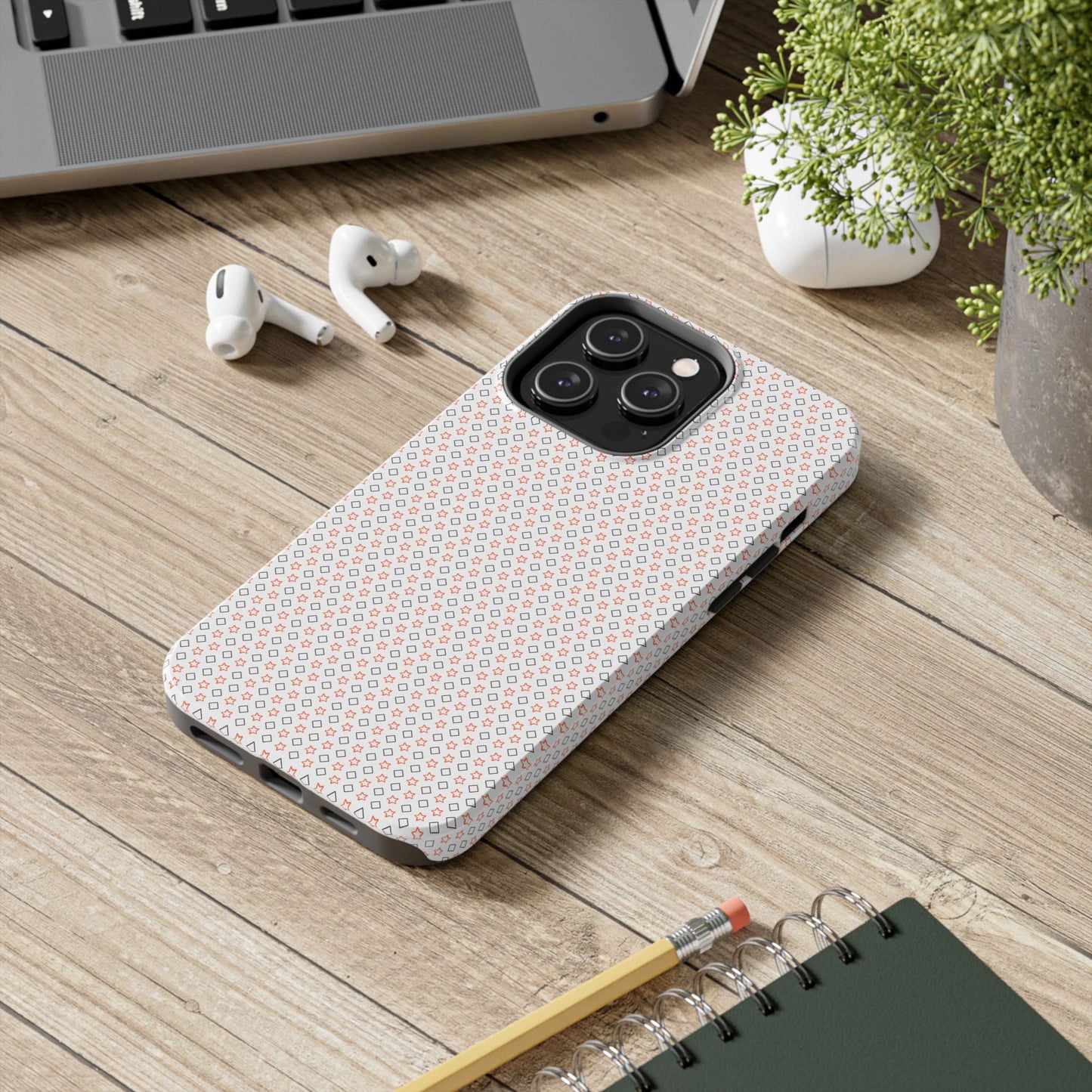 Neon Rugged Phone Case - 2-Piece TPU/PC, Wireless Charging