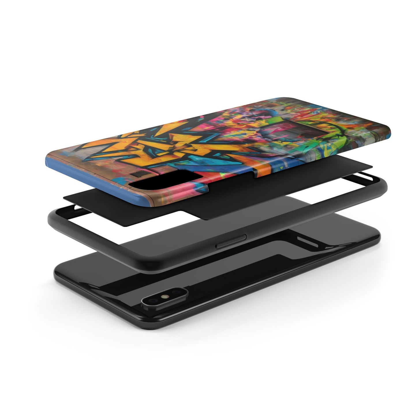 Rugged Phone Case - Impact-Resistant, Glossy Finish