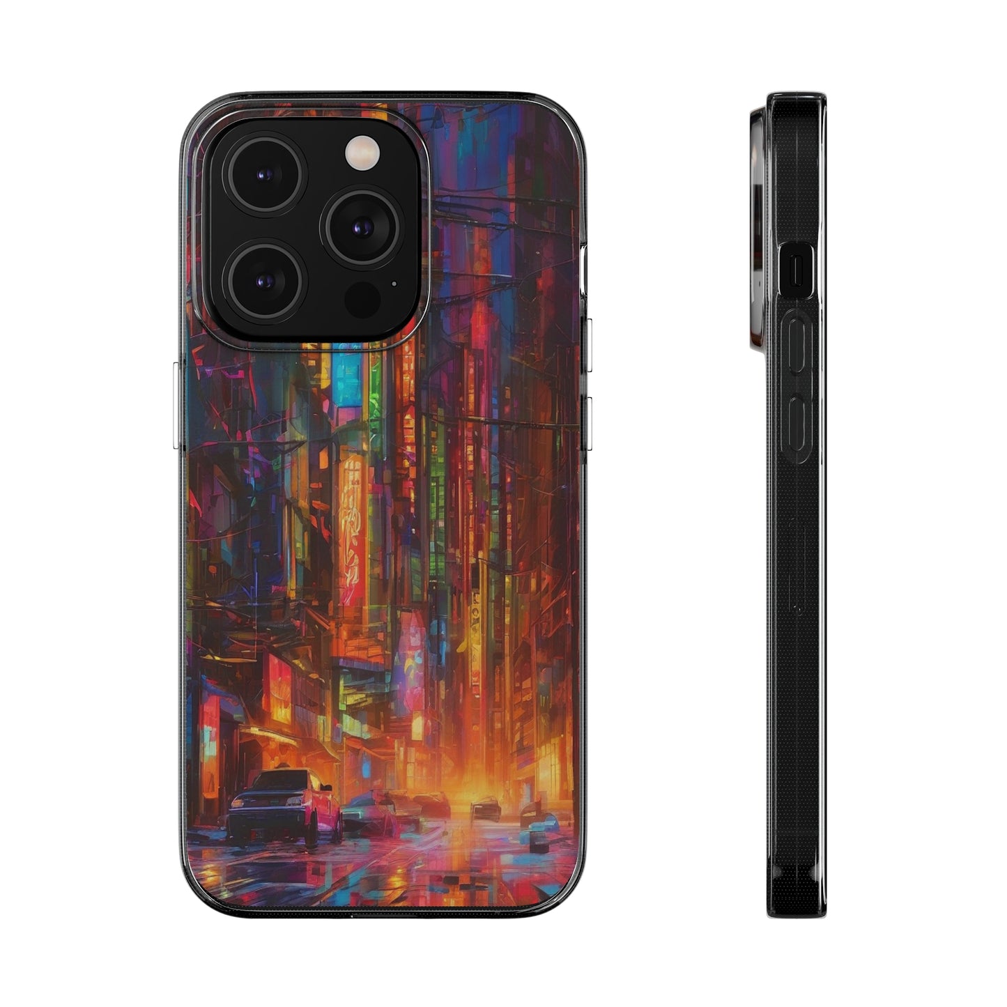 Clear Silicone Phone Case - Slim, Durable, Open-Port Design