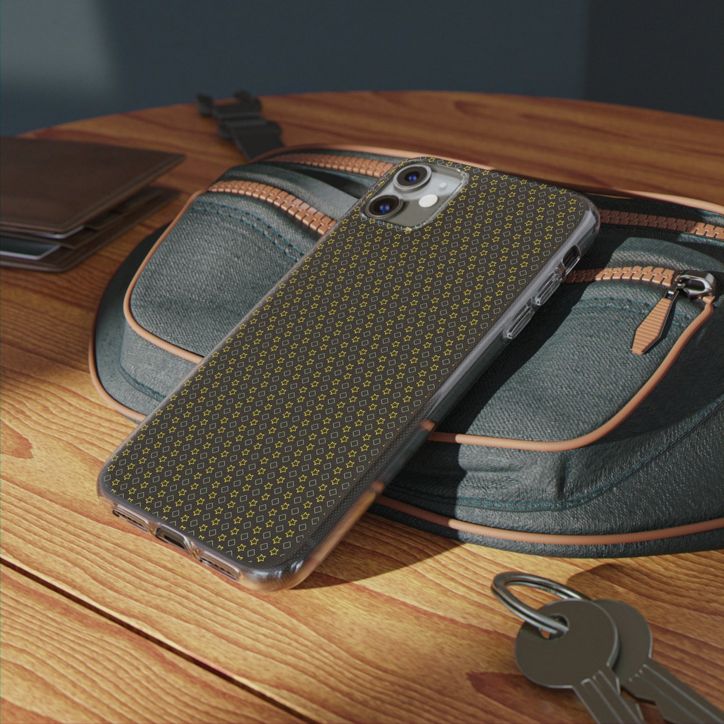 Clear Silicone Phone Case Slim Durable Open-Port Design
