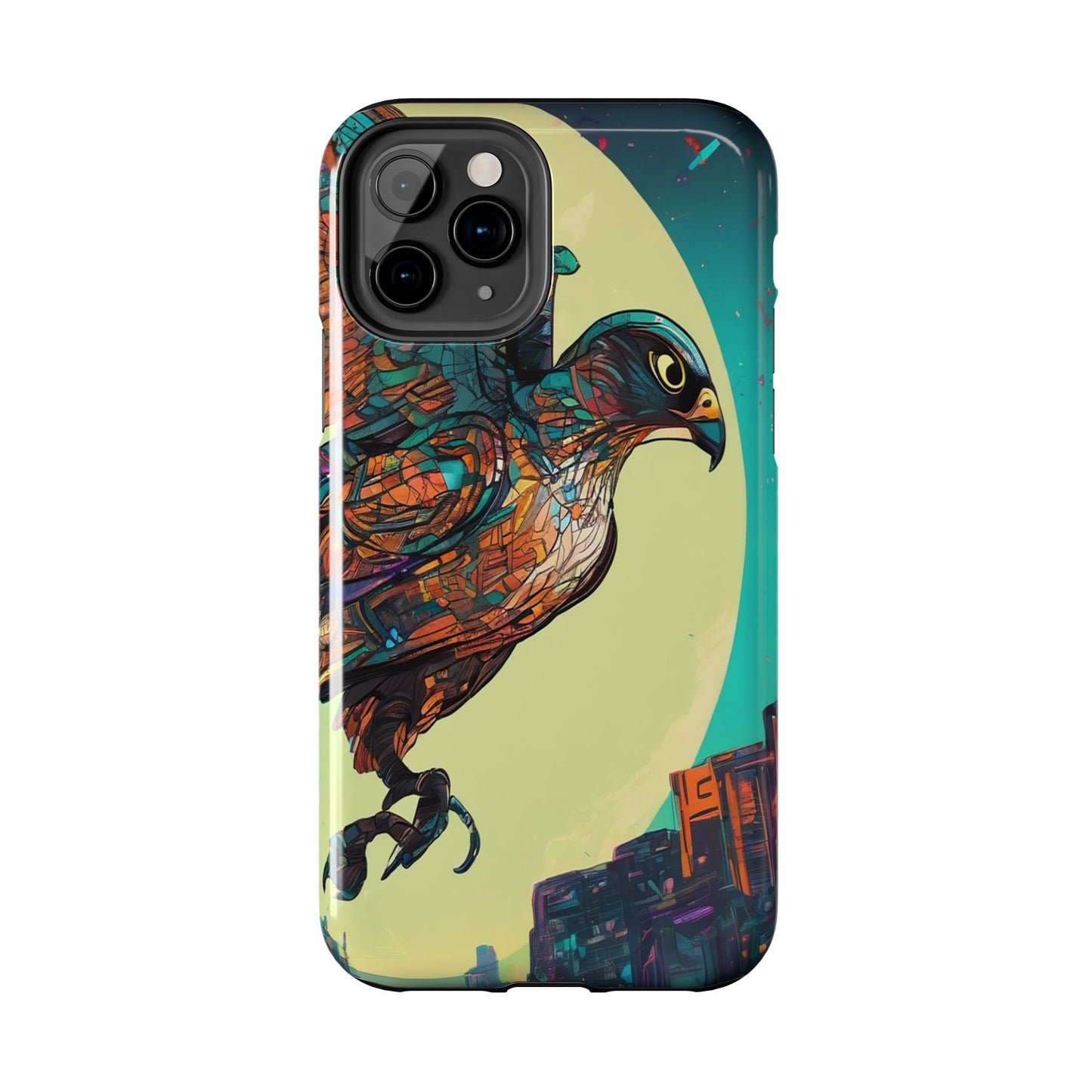 Neon Tough Phone Case - Impact-Resistant, Glossy Finish